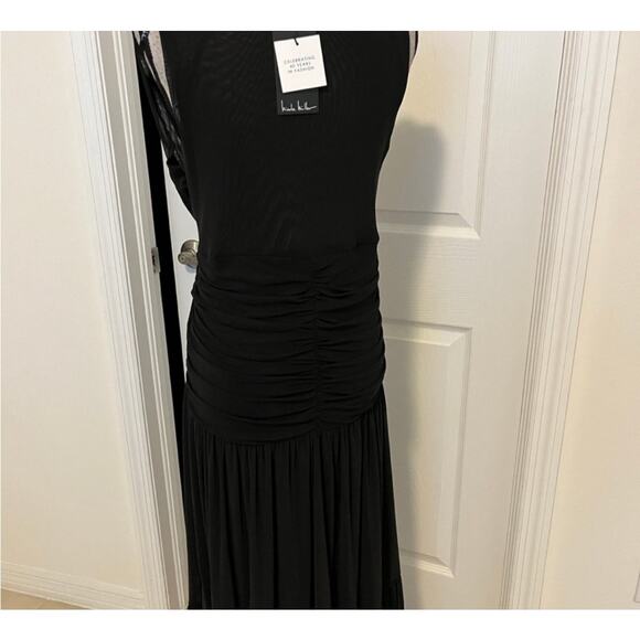 NWT Nicole Miller Sexy Black Dress Size 6 $179 - Picture 4 of 6